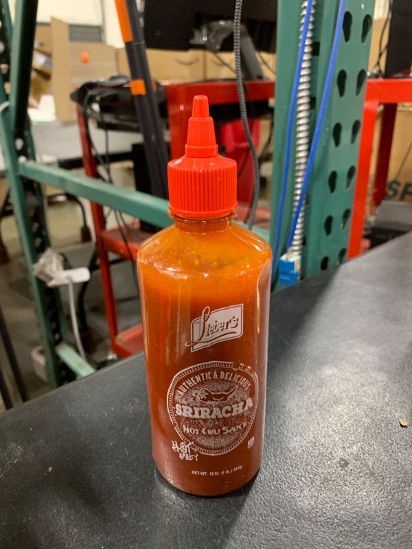 Photo 2 of Lieber's Sriracha Hot Chili Sauce, Authentic And Delicious, Non-GMO, No MSG, Gluten-free, Cholesterol-free, and Vegan, NET WT. 1 lb (454g)