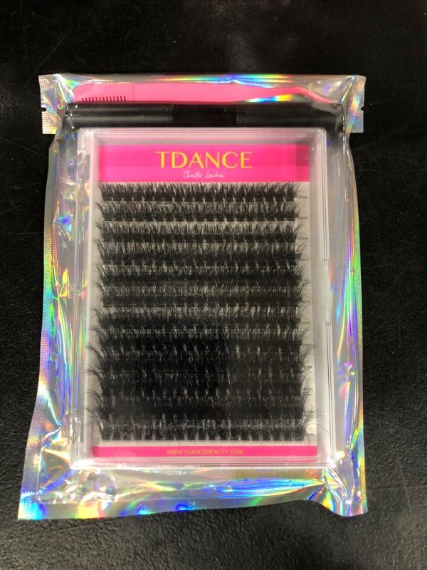 Photo 1 of DIY Lash Extension Kit Cluster Lashes Kit with Mega Volume Lash Clusters, Lash Applicator, Lash Bond and Seal for DIY Eyelash Extension Kit at Home(Kit-Thick-80D,10-20mm)