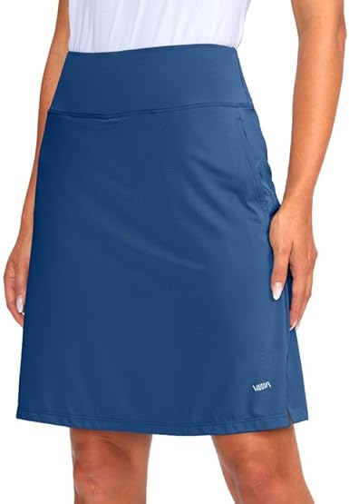 Photo 1 of Viodia Women's 20" Knee Length Skorts Skirts UPF50+ Athletic Tennis Golf Skirt for Women Casual Summer Skirts