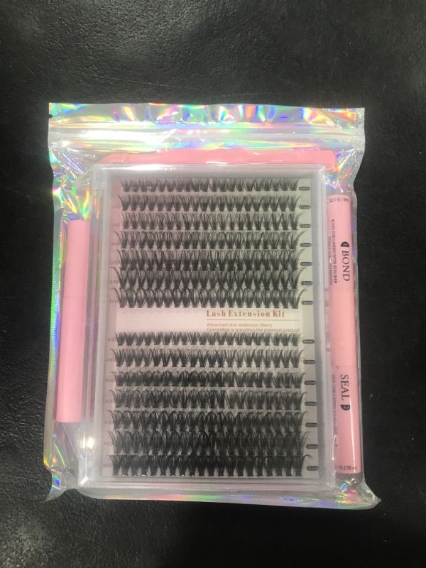 Photo 2 of [280pcs Newest] Natural Lash Clusters Kit: DIY Eyelash Extension Kit, Individual Lashes, Wispy Lash Clusters, Fluffy Clusters, Mink Lash Clusters, Volume Lash Set