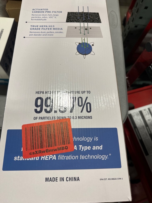 Photo 2 of [ELOWOKE] 4-Pack 4825 HEPA Filter B Compatible with Germ-Guardian Air Purifier Filter Replacement for Model FLT4825 AC4825 AC4300 and more, 4X H13 HEPA Filters and 10X Carbon Pre-Filter