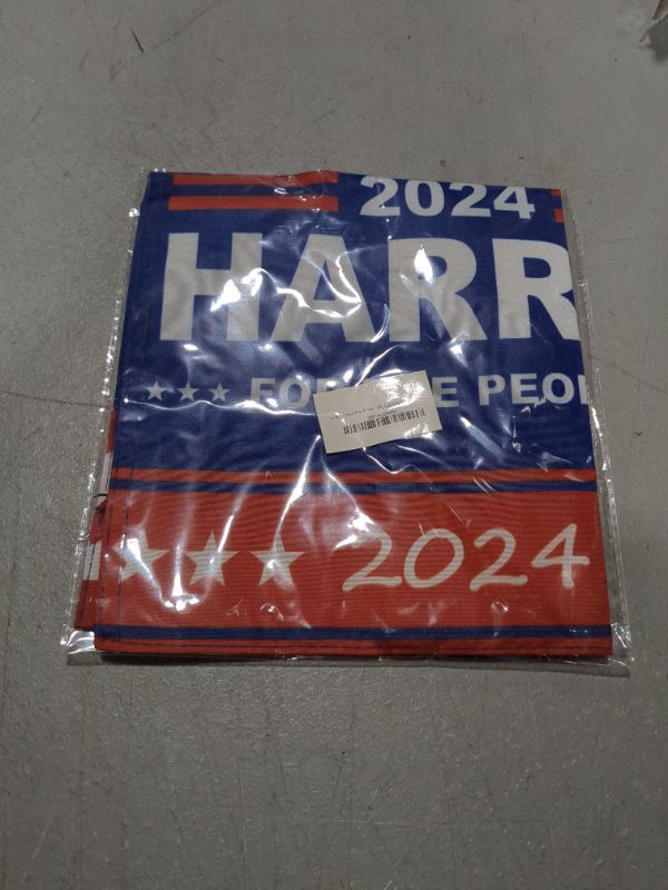 Photo 2 of Kamala Harris Waltz 2024 Flag Kamala Harris 2024 Garden Flag 12 x 18 Inch Double Sided Garden Flag Kamala Harris 2024 Banner Harris Tim for President Flags Camping Garden Flag Yard Decor