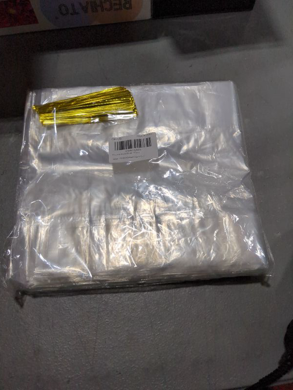 Photo 1 of Ohuimrt 100 PCS Reusable Clear Plastic Bread Bags with Ties, Large Adjustable Bread Storage for Homemade Bread, Sourdough Bread, Loaf Bread