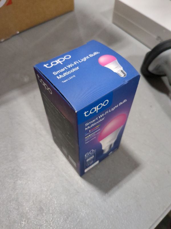 Photo 1 of TP-Link Tapo L531E Smart Wi-Fi Light Bulb (Multicolor)
