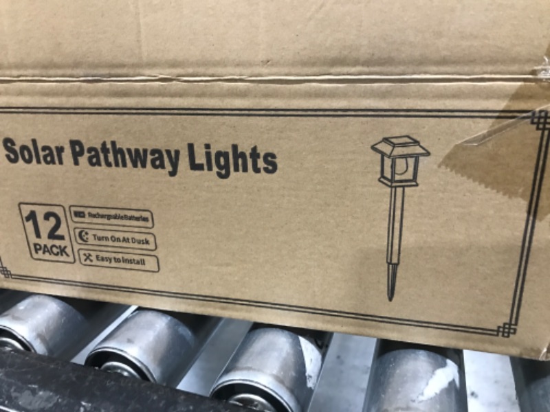 Photo 1 of 12pk Solar Path way Lights