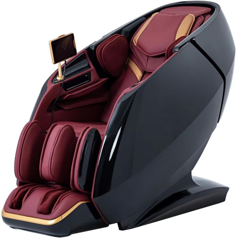 Photo 1 of Alfine A860 Full Body 4D Massage Chair - Intelligent Health Detection, Dual-Core System, Zero Gravity Recline, Premium Leather, Customizable Programs, Smartphone Control (Black) 