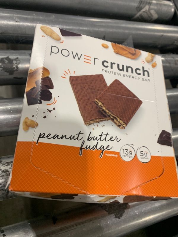 Photo 2 of BioNutritional Research Group Power Crunch Protein Energy Bar Peanut Butter Fudge 12 Bar(S) EXP-18/JUN/2025