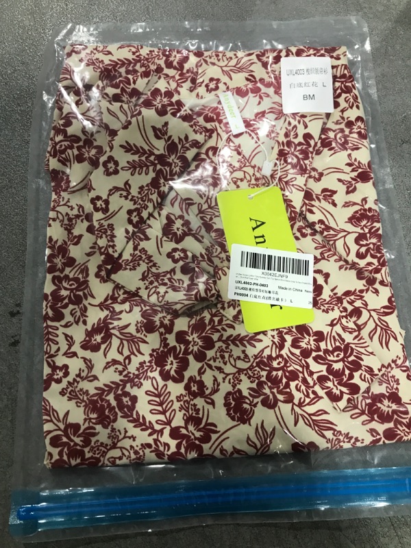 Anydeer Women Chiffon TShirt Summer Tunic Top Fashion Short Sleeve