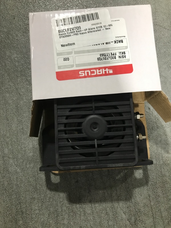 Photo 2 of Hacus Forklift Back-UP Alarm 97DB 12-80V STA20504-PRO Hacus Aftermarket - New