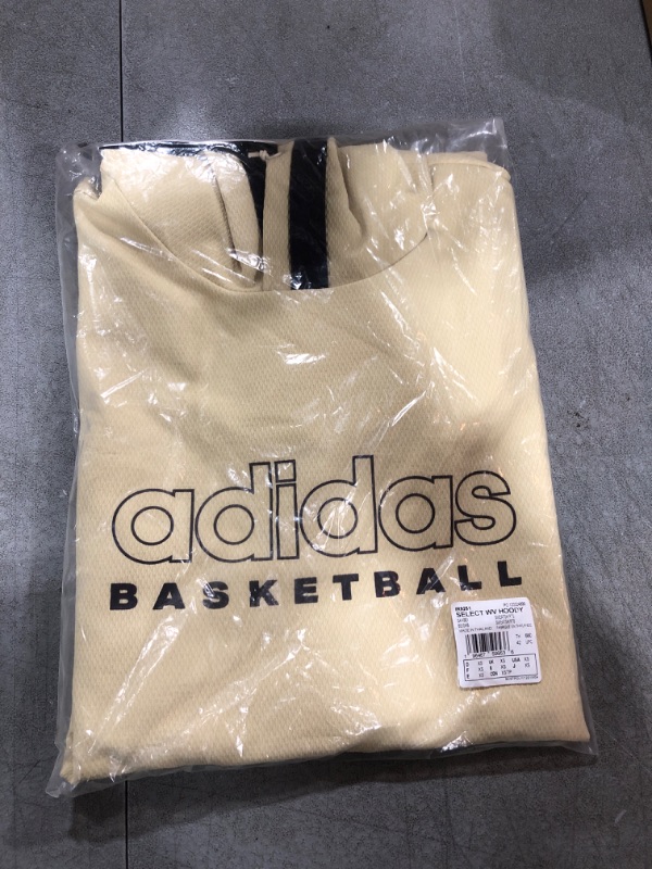 Photo 2 of adidas Men's Select Hoodie, Sandy Beige, X-Small