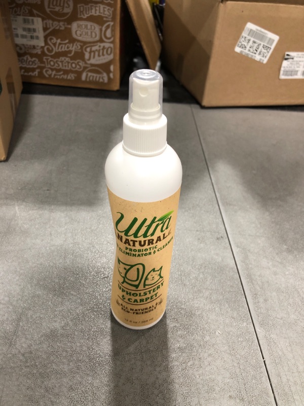 Photo 2 of ULTRA NATURAL Carpet and Upholster PROBIOTIC Odor Eliminator and Cleaner 12 OZ Spray