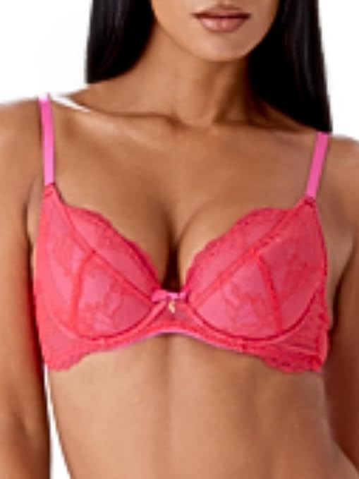 Photo 1 of Gossard Women's Superboost Lace Padded Plunge Bra 32C
