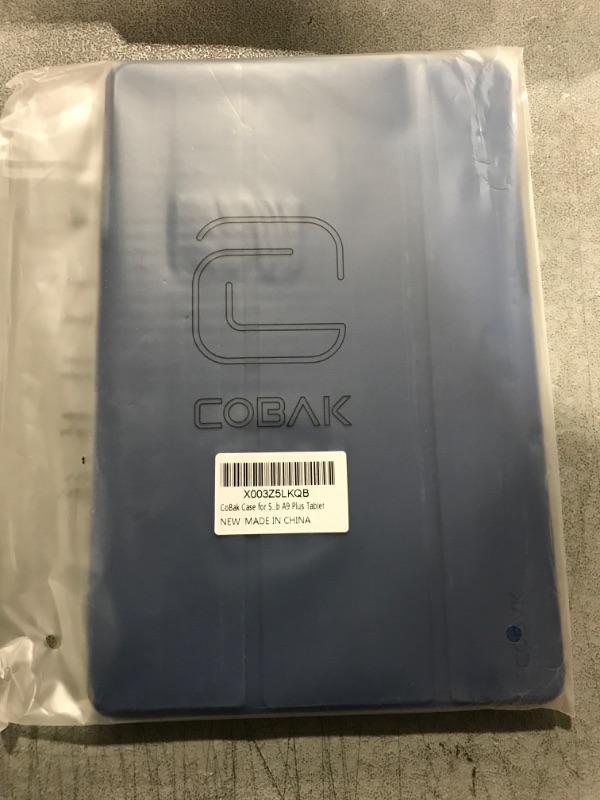 Photo 2 of CoBak Dark Blue Portable Electronic Device Cover for Samsung Galaxy Tab A9 Plus 2023, 10.9'' Tablet Case with Auto Sleep Wake Feature, Waterproof PU Leather Shell