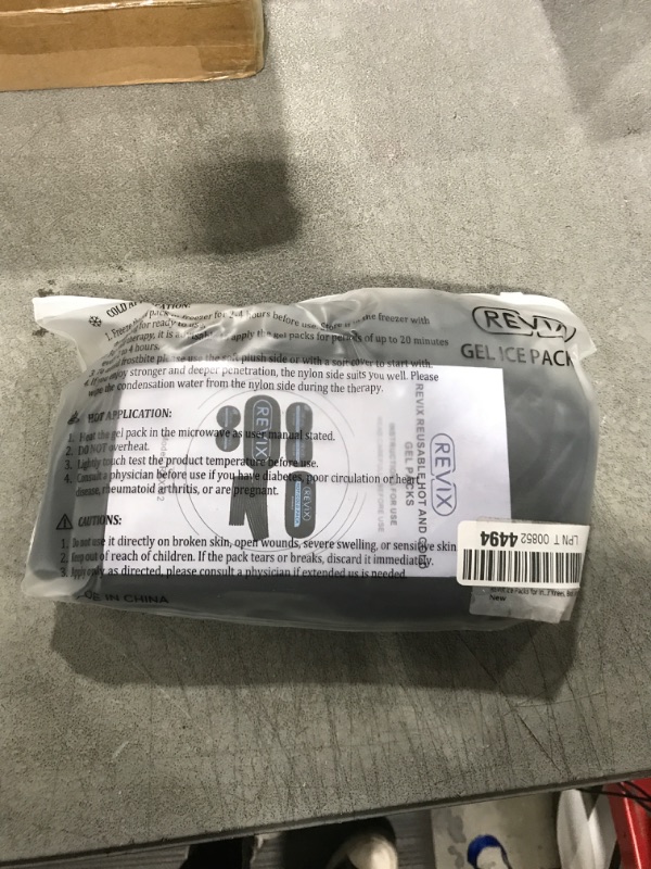 Photo 1 of REVIX Ice Packs for Injuries Reusable, 5 Pack Hot and Cold Gel Ice Pack Set for Pain Relief, Swelling, Bruises, Inflammation and Post Surgery Recovery, Adjustable & Flexible for Knees, Back, and Neck