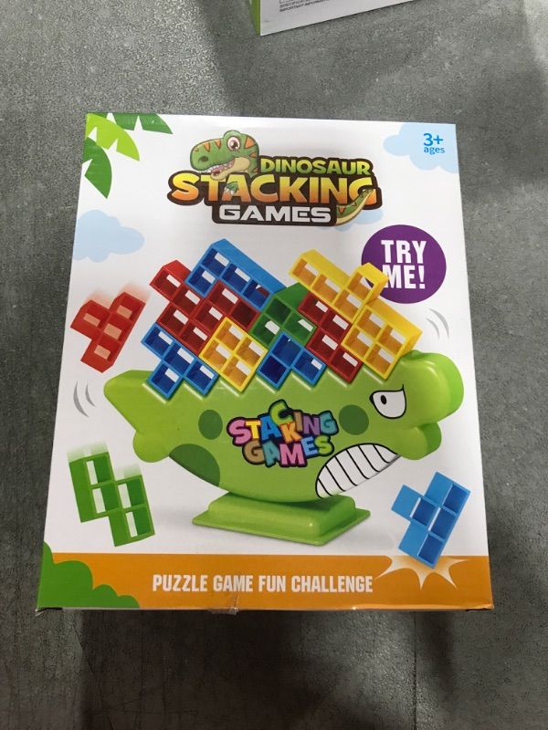 Photo 1 of Btolin 48 Pcs Tetra Tower Stack Attack Blocks Game, Family Board Games, Balance Stacking Game for 2 Players+, Kids & Adults Team Building Toys