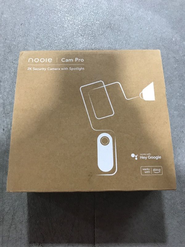 nooie Pro Cam, 2K Security Cameras Wireless Outdoor, Battery Powered