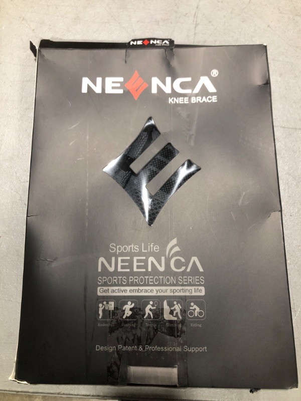 Photo 2 of NEENCA Knee Brace for Knee Pain Relief, Compression Knee Support with Side Stabilizers & Patella Pad. Medical Knee Sleeve for Meniscus Tear, ACL,Arthritis,Joint Pain,Injury Recovery,Circulation,Sports