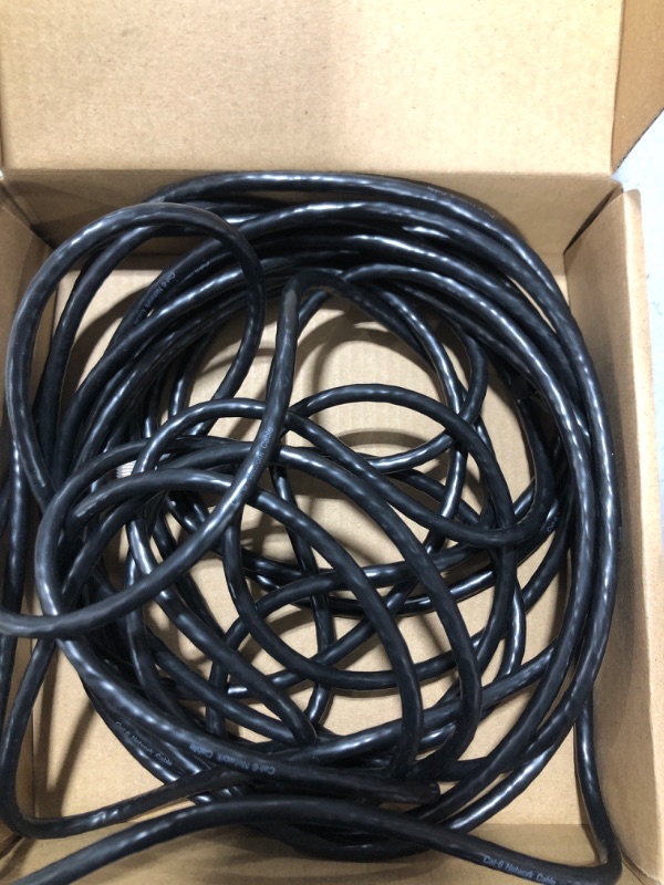 Photo 2 of Amazon Basics RJ45 Cat-6 Ethernet Patch Internet Cable - 25 Foot (7.6 Meters)