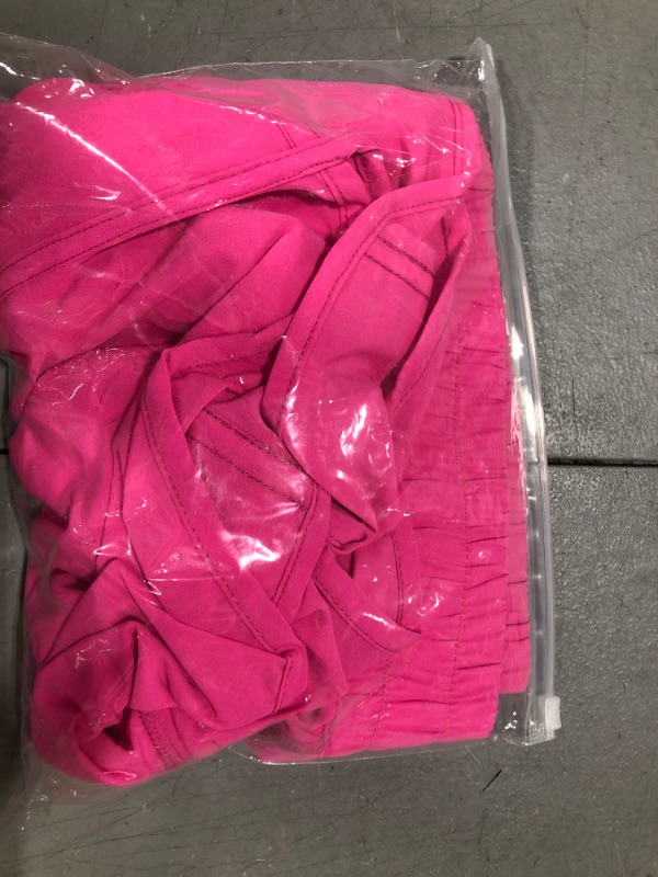 Photo 2 of Aurefin 4'' Women's Low Waisted Running Shorts,Quick Dry Athletic Shorts with Liner and Zipper Pocket 036sonic Pink/XL