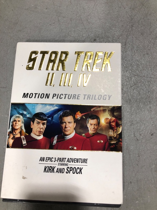 Photo 2 of Star Trek: Motion Picture Trilogy II, III, IV (DVD)