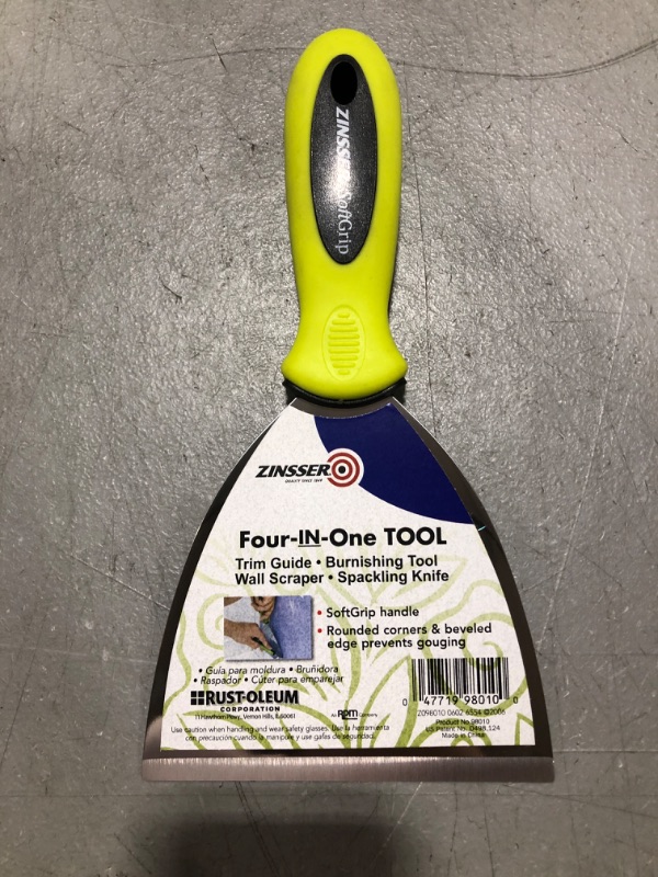 Photo 2 of Rust-Oleum Zinsser 98010 4.5-Inch 4-in-1 Tool