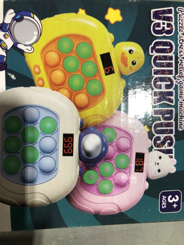 Photo 1 of Quick Push Game, Kids Fidgets Toys Handheld Game for Kids 6-12, Fast Push Bubble Stress Game, Sensory Toys, Kids Road Trip Essentials for 3-12 Year Old Boys Girls Teen