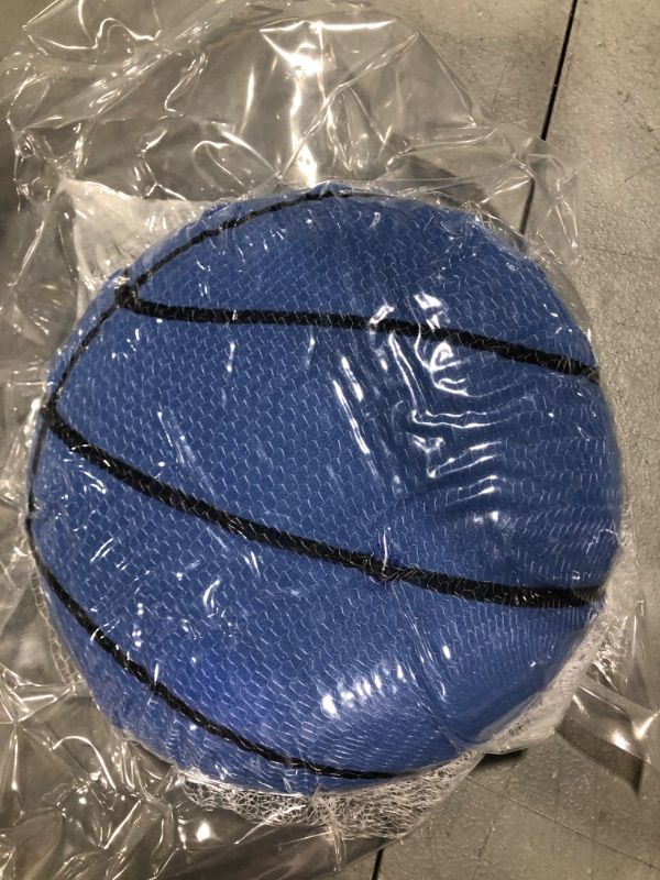 Photo 2 of ZHUOKECE Silent Basketball Dribbling,2024 Foam Basketball Indoor Training Ball, Silent Training Foam Bouncing Basketball for Indoor Activities (Blue, 7)