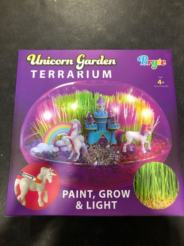 Photo 2 of Bryte Unicorn Terrarium Kit for Kids