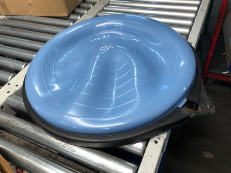 Photo 2 of ***INCOMPLETE - MISSING PARTS FROM RIM - WON'T INFLATE - SEE PICTURES***
Bosu Balance Trainer, 65cm - Blue