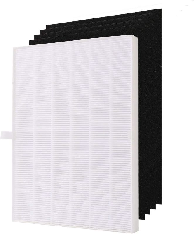 Photo 1 of 115115 Size 21 Filter A Compatible with Winix PlasmaWave Air Purifier C535, 5300, 5300-2, 6300, 6300-2, AM90, P300, True HEPA Filter with 4 Activated Carbon Filters
