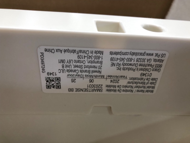 Photo 3 of ***USED - LIKELY MISSING PARTS - UNABLE TO VERIFY FUNCTIONALITY***
Graco SmartSense Soothing Baby Bassinet, Synchronized Sound and Motion, Automatic Response to Baby's Cries, Ideal for Newborn to 5 months