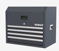 Photo 1 of ***(MINOR DAMAGE/ SEE NOTES) ***
Kobalt 26-in W x 22-in H x 16-in D 4-Drawer Steel Tool Chest (Black)
