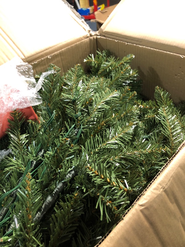 Photo 3 of **NON-REFUNDABLE, PARTS ONLY, BOX 2 OF 2 ONLY*** (2 SECTIONS OF TREE 4-5)
National Tree Company 12-ft Dunhill Fir Pre-lit Artificial Christmas Tree with LED Lights