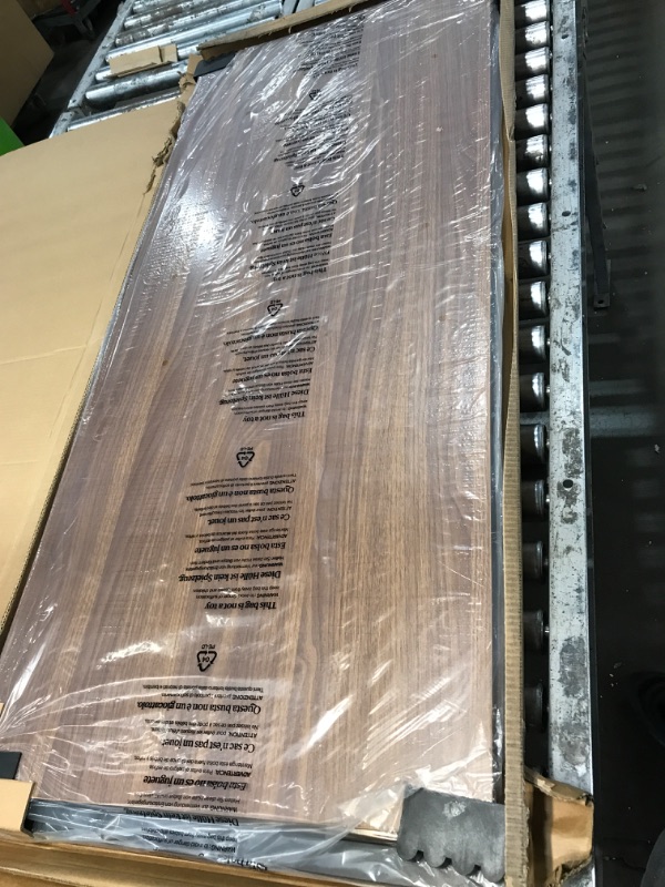 Photo 1 of ZINUS Jennifer 55 Inch White Frame Desk, Computer Workstation, Office Desk, Easy Assembly, White