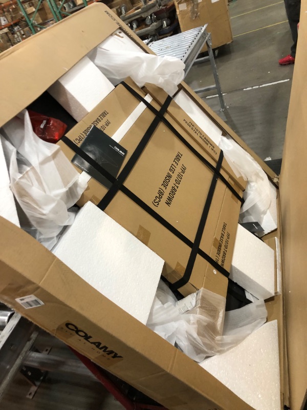 Photo 1 of COLAMY 5-Piece Dining Table Set for 4, 48" Kitchen Round Wood Table ****Table Only ***