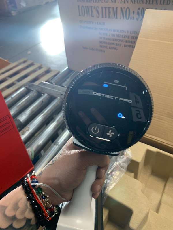 Photo 3 of Shark IW1111 Detect Pro - Lightweight Cordless Vacuum Cleaner with HEPA Filter, Portable Handheld Attachment, Crevice Tool, Rechargeable Multi-Surface Stick Vacuum for Household Pet Hair, Dark Grey