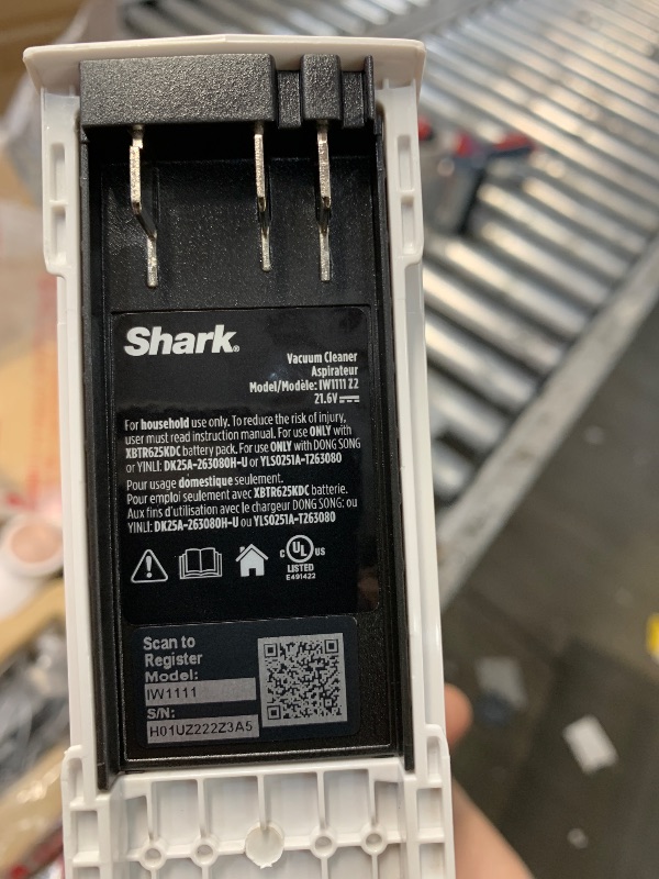 Photo 4 of Shark IW1111 Detect Pro - Lightweight Cordless Vacuum Cleaner with HEPA Filter, Portable Handheld Attachment, Crevice Tool, Rechargeable Multi-Surface Stick Vacuum for Household Pet Hair, Dark Grey