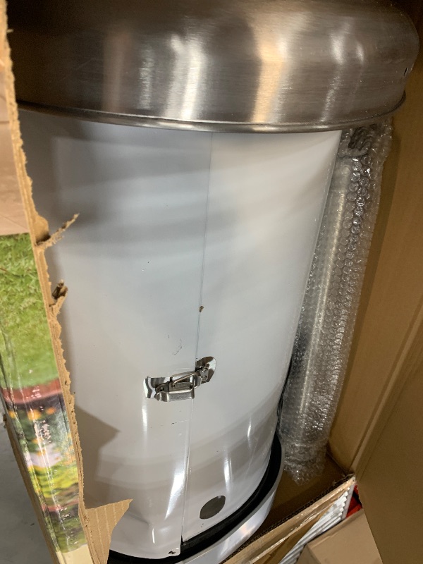 Photo 2 of ***BASE ONLY - TOP PART NOT INCLUDED - BENT - CRACKED - SEE PICTURES***
Master Forge 48000-BTU Stainless Steel Stainless Steel Floorstanding Liquid Propane Patio Heater