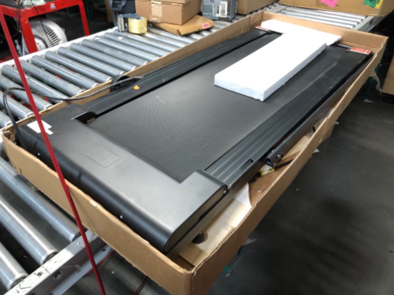 Photo 4 of ***MISSING REMOTE - TREADMILL CANNOT BE OPERATED WITHOUT REMOTE - SEE PICTURES***
LICHICO 2 in 1 Under Desk Treadmill, 8.7Mph Portable Folding Treadmill, 3.0HP Brushless Motorized Electric Walking Treadmill, Larger Running Area, Small Mini Walking Pad Run