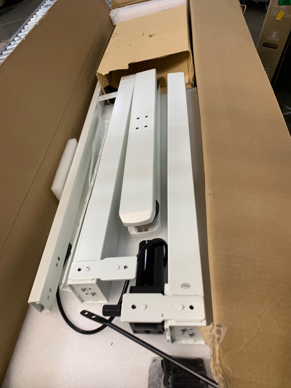 Photo 1 of Missing hardware *** Electric Standing Desk with Memory Preset 48 x 24 Inches Sit Stand up Desk Adjustable Height Desk Home Office Computer Workstation