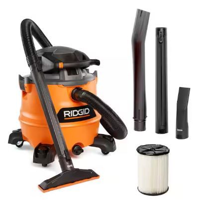 Photo 1 of ***USED - DAMAGED - MISSING PARTS - SEE COMMENTS***
RIDGID 16 Gallon 6.5 Peak HP NXT Shop Vac Wet Dry Vacuum with Detachable Blower, Filter, Locking Hose and Accessories