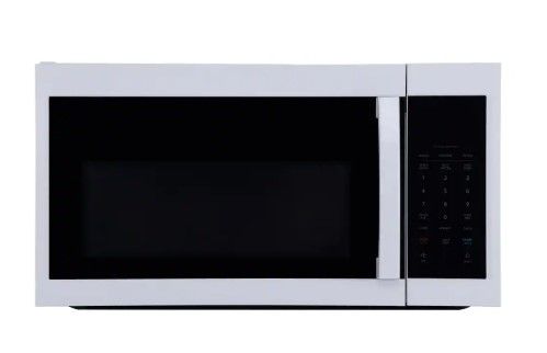 Photo 1 of 1.7 cu. ft. 1000-Watt Over the Range Microwave in White
