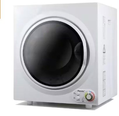 Photo 5 of ***Parts Only***3.5 cu.ft. 110-Volt Compact Portable Electric Laundry Dryer, White and Black
