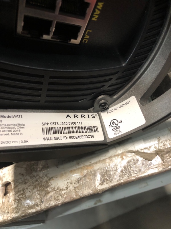 Photo 3 of ARRIS Surfboard mAX 6E W161 Tri-Band Mesh Wi-Fi 6E System | AXE6600 Wi-Fi Speeds up to 6.6 Gbps| 6 GHz Band | Coverage up to 5,500 sq ft | 4.8 Gbps Backhaul | 2 Routers | 2.5 Gbps Ethernet Port