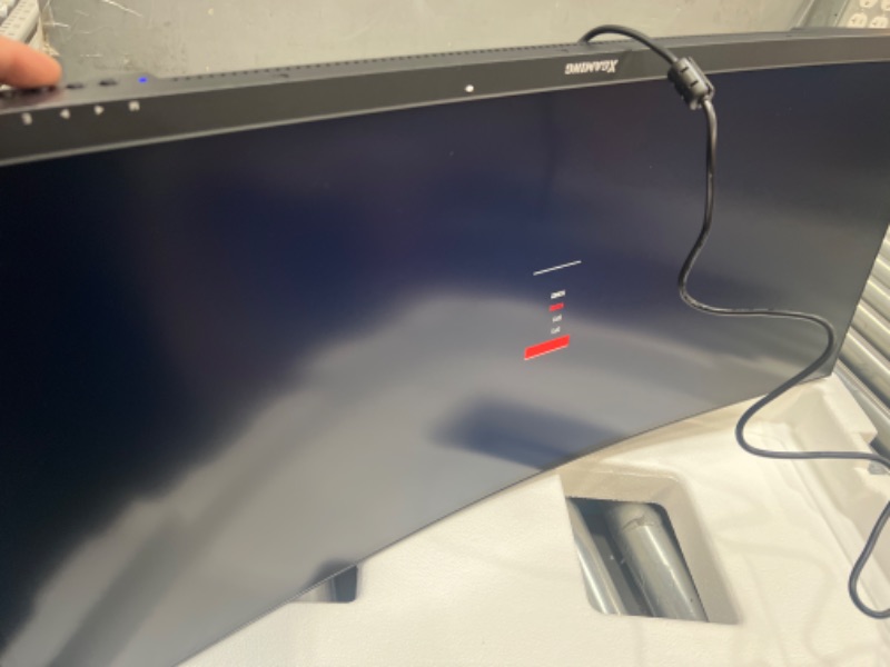 Photo 1 of 30-inch Curved Gaming Monitor 21:9 Ultrawide WFHD(2560x1080), up to 200Hz, 1ms, FreeSync Premium, 1800R, Eye Care, 100% sRGB PC Screen with HDMI(2.1)x 2 & DisplayPort x 2, Build-in Speakers,Wall Mount