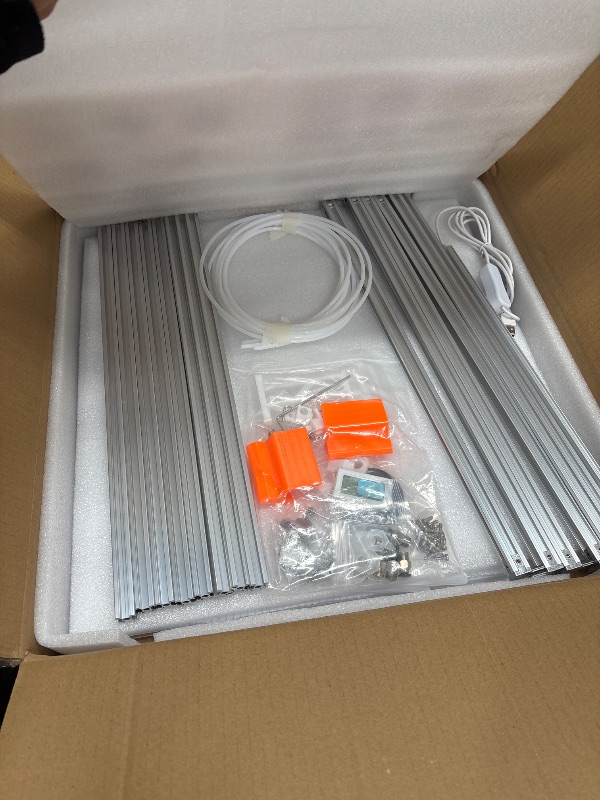 Photo 1 of 3D Printer Enclosure for Bambu Lab A1 Mini, Clear Acrylic Bambu A1 Mini Printer Dust Cover with LED Light,Dustproof Tent Constant Temperature Protective Cover Box(470×470×470mm)
