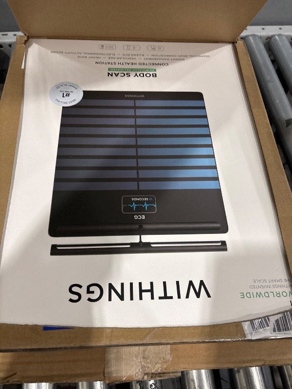 Photo 2 of **READ NOTES**
WITHINGS Body Scan - Connected WiFi Scale to Improve Your Health, BIA Personal Scale, Body Composition Analysis, Body Fat, Muscle Mass, Water Percentage