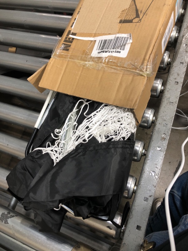 Photo 1 of ***(MISSING PARTS/ FOR PARTS ONLY/ NO RETURNS OR REFUNDS) ***
NetPlayz Soccer Goals (Light Up, Glow in The Dark) Kids Pop-up Soccer Net Football Goals, Portable,Black,4 x 3 Ft,NOS34140