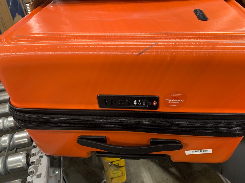 Photo 3 of *** Luggage has light scratches and black markings ***
TRAVELARIM Hard Shell Luggage Sets with Spinner Wheels 4 Piece, Expandable Large Suitcases with TSA Lock, Travel Large Suitcase Set, Orange Luggage Set