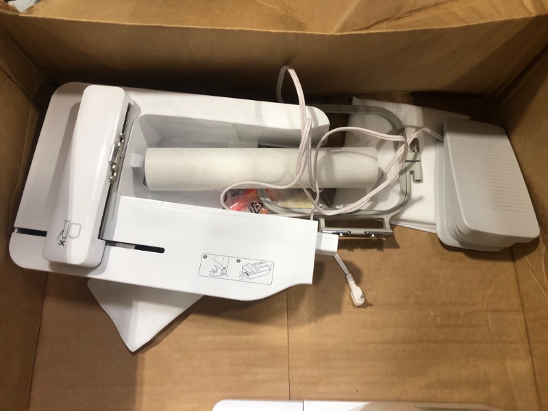 Photo 3 of Brother SE700 Sewing and Embroidery Machine, Wireless LAN Connected, 135 Built-in Designs, 103 Built-in Stitches, Computerized, 4" x 4" Hoop Area, 3.7" Touchscreen Display, 8 Included Feet, White